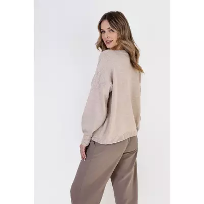 Sweter Damski Model SWE322 Beige - MKM