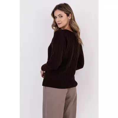 Sweter Damski Model SWE316 Brown - MKM