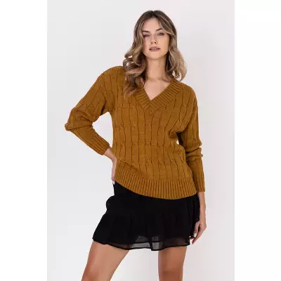 Sweter Damski Model SWE316 Honey - MKM