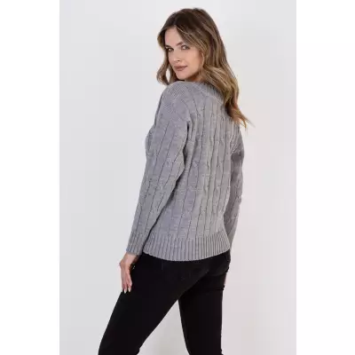 Sweter Damski Model SWE316 Grey - MKM