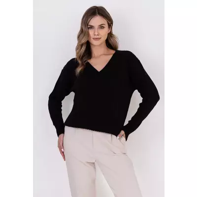 Sweter Damski Model SWE316 Black - MKM