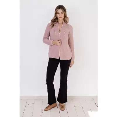 Sweter Kardigan Model SWE120 Powder Pink - MKM