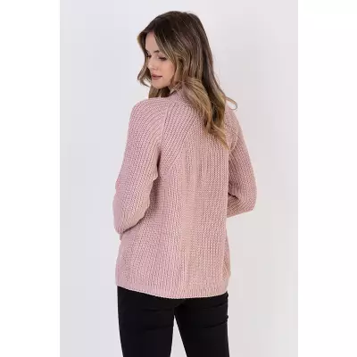 Sweter Kardigan Model SWE120 Powder Pink - MKM