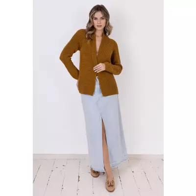 Sweter Kardigan Model SWE120 Honey - MKM