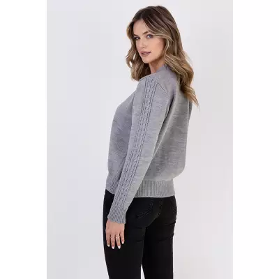 Sweter Damski Model SWE315 Grey - MKM