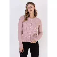 Sweter Damski Model SWE317 Powder Pink - MKM