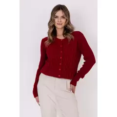 Sweter Damski Model SWE317 Red - MKM