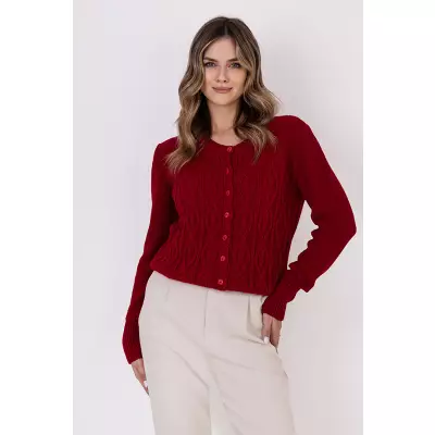 Sweter Damski Model SWE317 Red - MKM