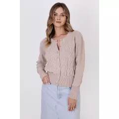 Sweter Damski Model SWE317 Beige - MKM