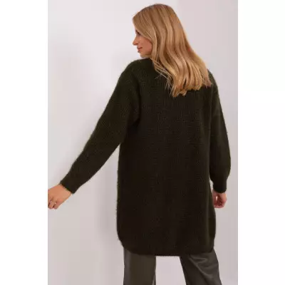 Sweter Kardigan Model DHJ-SW-1009.09P Dark Khaki - Italy Moda