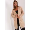 Sweter Kardigan Model DHJ-SW-1009.09P Beige - Italy Moda