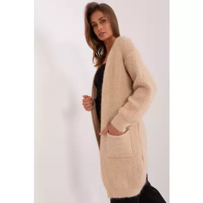 Sweter Kardigan Model DHJ-SW-1009.09P Beige - Italy Moda