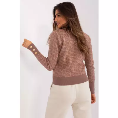 Sweter Damski Model AT-SW-2342.46P Light Brown - AT