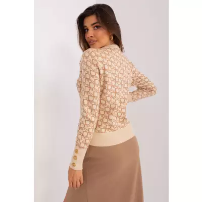 Sweter Damski Model AT-SW-2342.46P Beige - AT