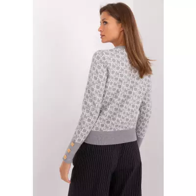 Sweter Damski Model AT-SW-2342.46P Grey - AT