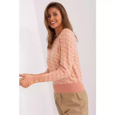 Sweter Damski Model AT-SW-2342.46P Dark Pink - AT