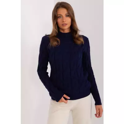 Sweter Damski Model AT-SW-2235.00P Navy - AT