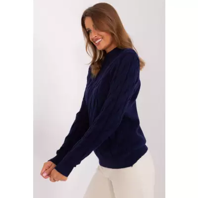 Sweter Damski Model AT-SW-2235.00P Navy - AT