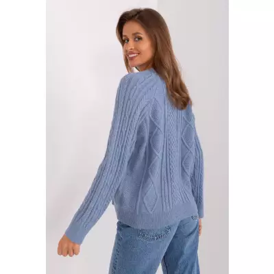 Sweter Damski Model AT-SW-2346-2.99P Dirty Blue - AT