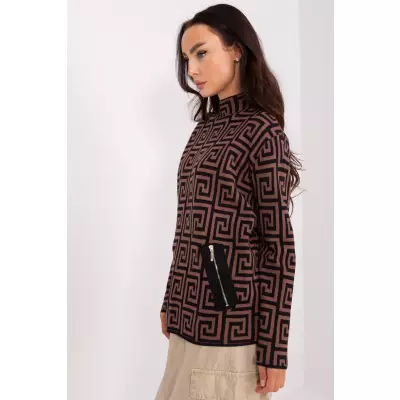 Sweter Damski Model AT-SW-2341.00P Brown - AT