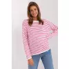 Sweter Damski Model BA-SW-6006-2.30X White/Pink - Badu