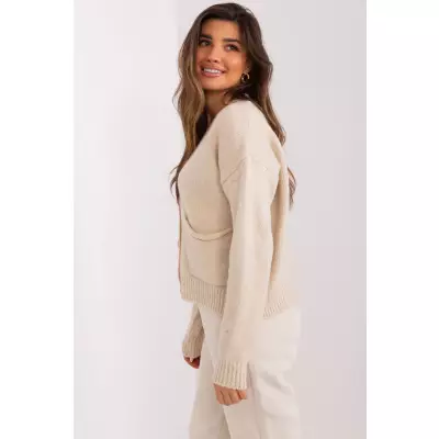 Sweter Damski Model BA-SW-0279.71P Beige - Badu