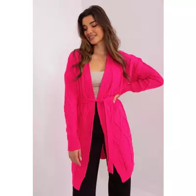 Sweter Kardigan Model BA-SW-8009-1.84P Fluo Pink - Badu