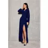 Sukienka Model Tiffany GRA SUK0420 Navy - Roco Fashion