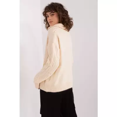 Sweter Damski Model AT-SW-2349-2.27 Light Beige - AT