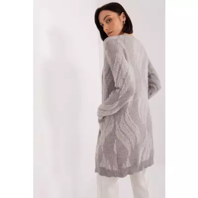 Sweter Kardigan Model AT-SW-234501.00P Grey - AT