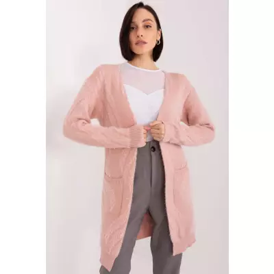 Sweter Kardigan Model AT-SW-234501.00P Light Pink - AT