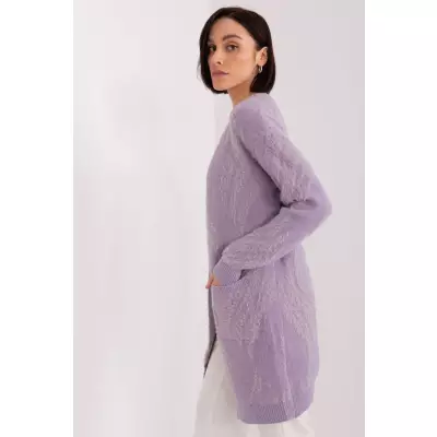 Sweter Kardigan Model AT-SW-234501.00P Light Violet - AT