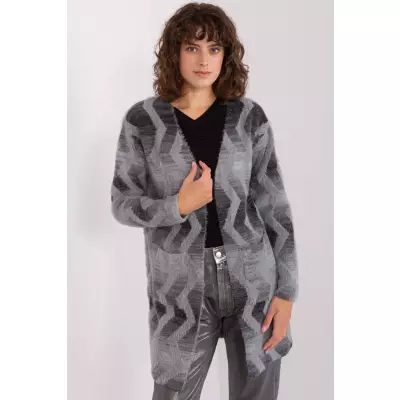 Sweter Kardigan Model AT-SW-234701.34 Grey - AT