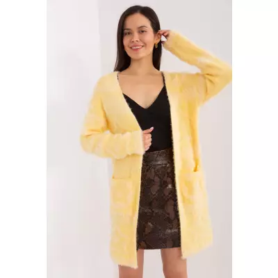 Sweter Kardigan Model AT-SW-234503.00P Light Yellow - AT