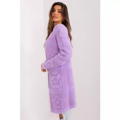 Sweter Kardigan Model AT-SW-234503.00P Light Violet - AT