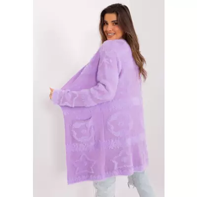 Sweter Kardigan Model AT-SW-234503.00P Light Violet - AT