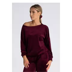 Bluza Damska Model M968 Bordo - Figl