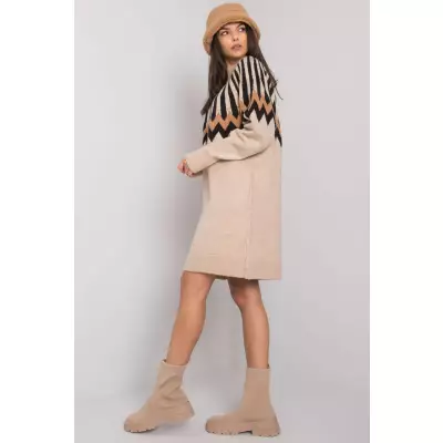 Sukienka Model LC-SK-0098.37X Beige - Rue Paris