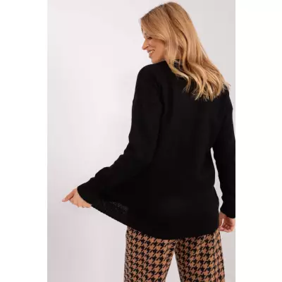 Sweter Damski Model TO-SW-1810.28P Black - Rue Paris