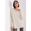 Sweter Damski Model TO-SW-1810.26P Light Beige - Rue Paris