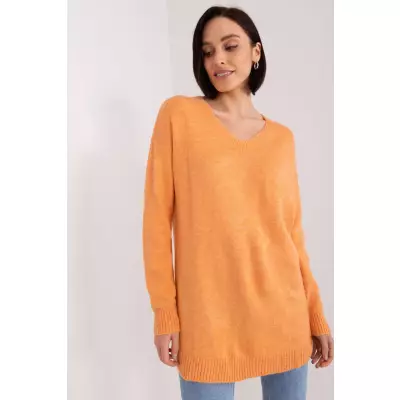 Sweter Damski Model TO-SW-1810.13 Light Orange - Rue Paris