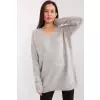 Sweter Damski Model TO-SW-1810.22X Light Grey - Rue Paris