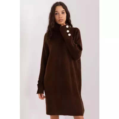 Sukienka Model BA-SK-0152.94P Dark Brown - Badu