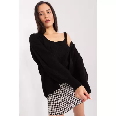 Sweter Komplet Model BA-KMPL-8019.20 Black - Badu