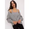 Sweter Komplet Model BA-KMPL-8019.20 Grey - Badu