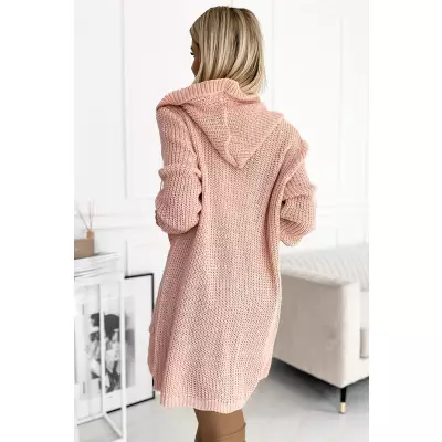 Sweter Kardigan Model 488-2 Pink - Numoco