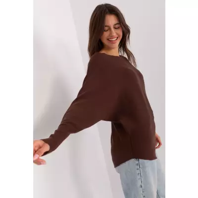 Sweter Damski Model PM-SW-PM-3588.00X Dark Brown - Factory Price