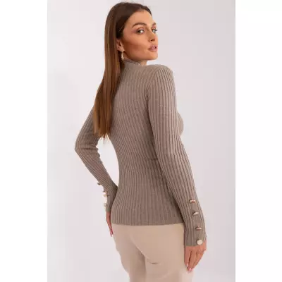 Sweter Damski Model PM-SW-PM-3217.08 Dark Beige - Factory Price