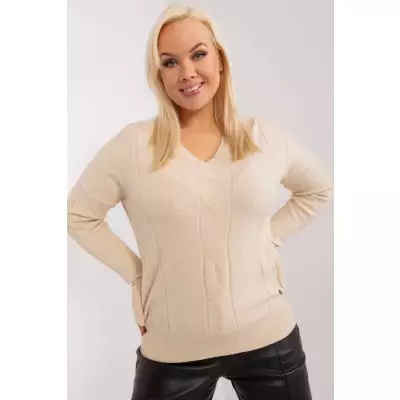 Sweter Damski Model PM-SW-PM688.64 Light Beige - Factory Price