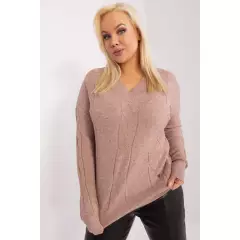 Sweter Damski Model PM-SW-PM688.64 Dark Beige - Factory Price